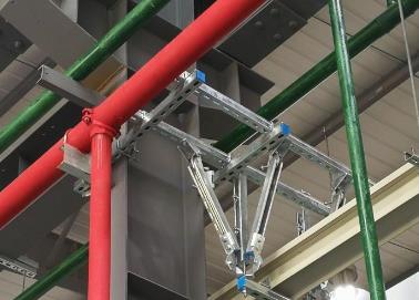 霍城该抗震支架的整体式支吊架结构协调性好